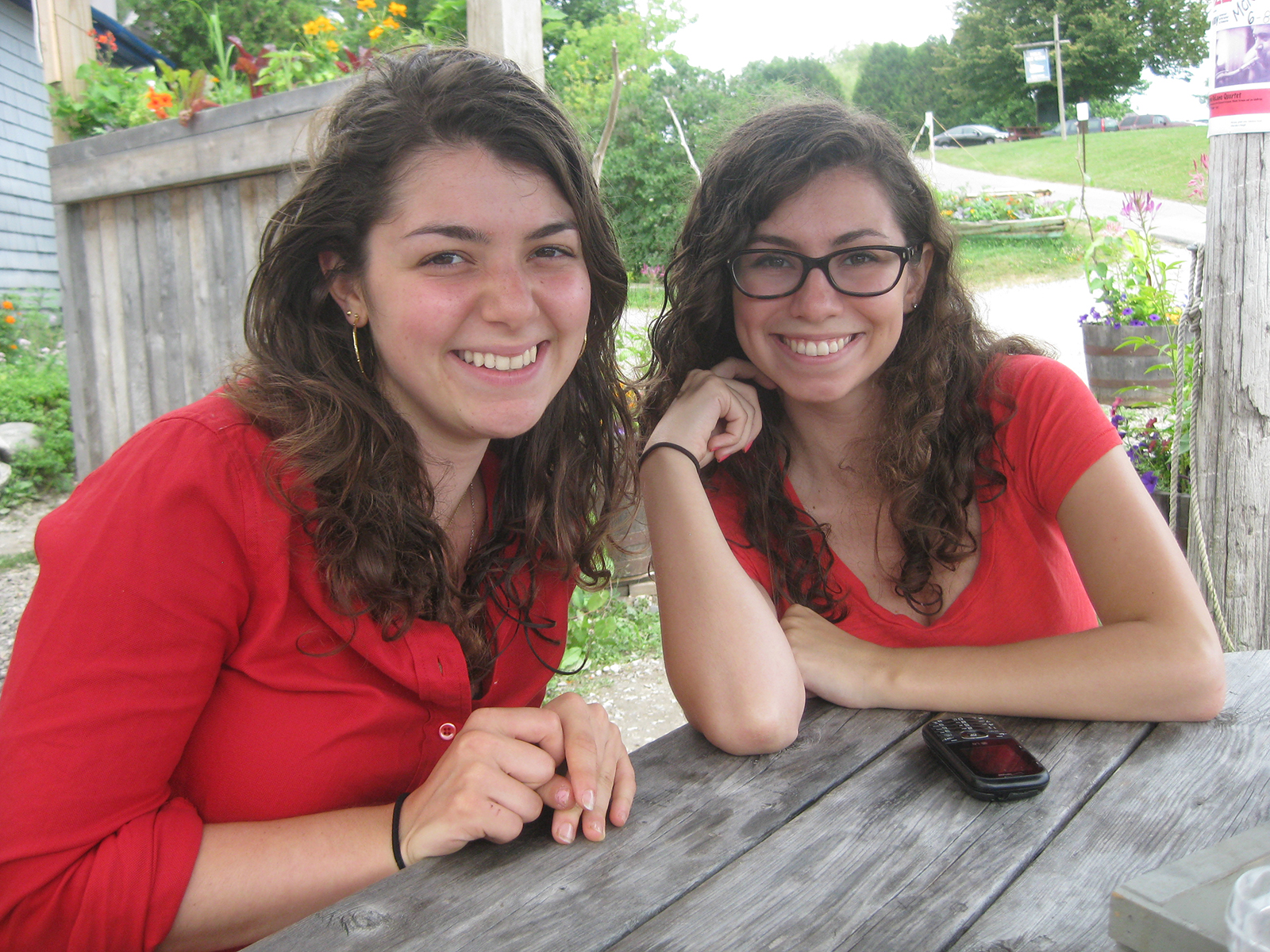 Emalie and Sara